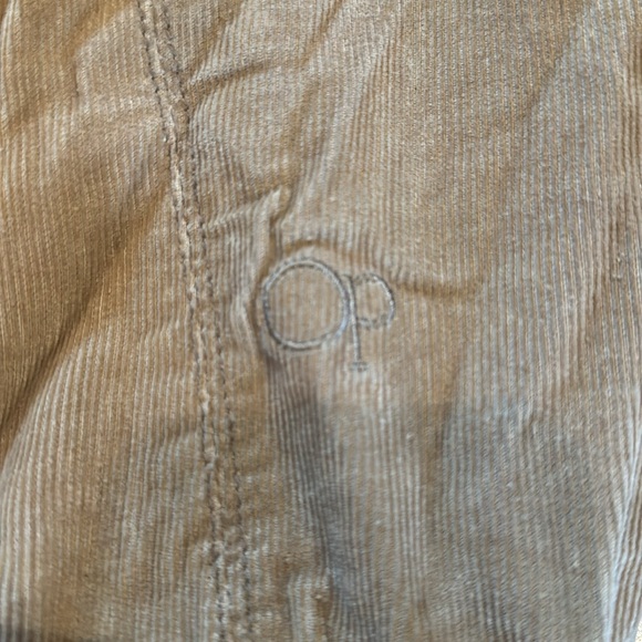 Op Ocean Pacific Bag Corduroy Beige Zip Hobo bag - Picture 2 of 5